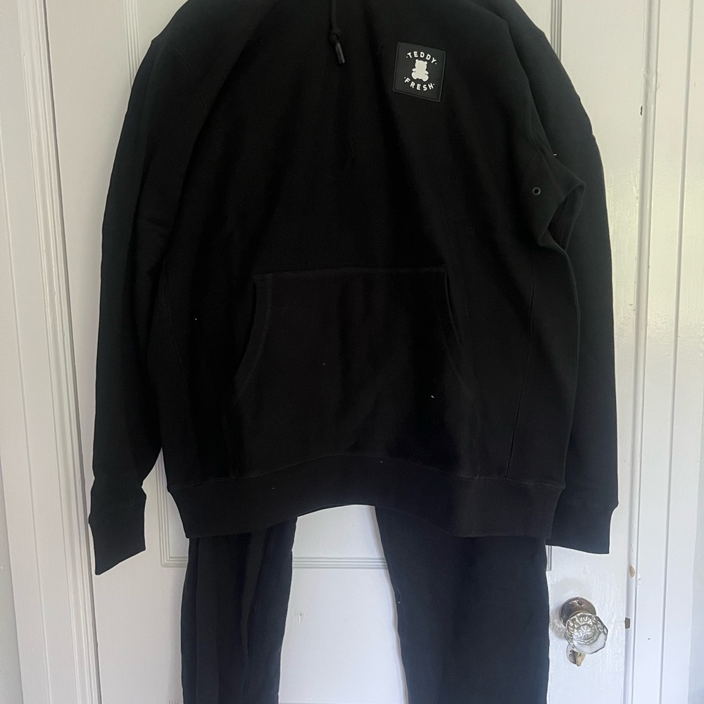 NWT Teddy Fresh Black Hoodie and Sweatpant Set